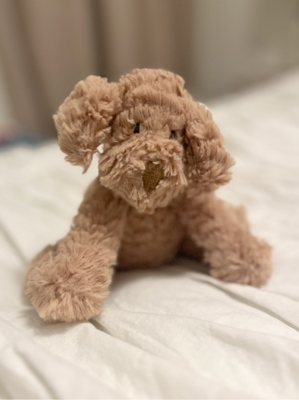 Jellycat Retired Mini Fuddlewuddle Beige Plush Puppy Dog Toy